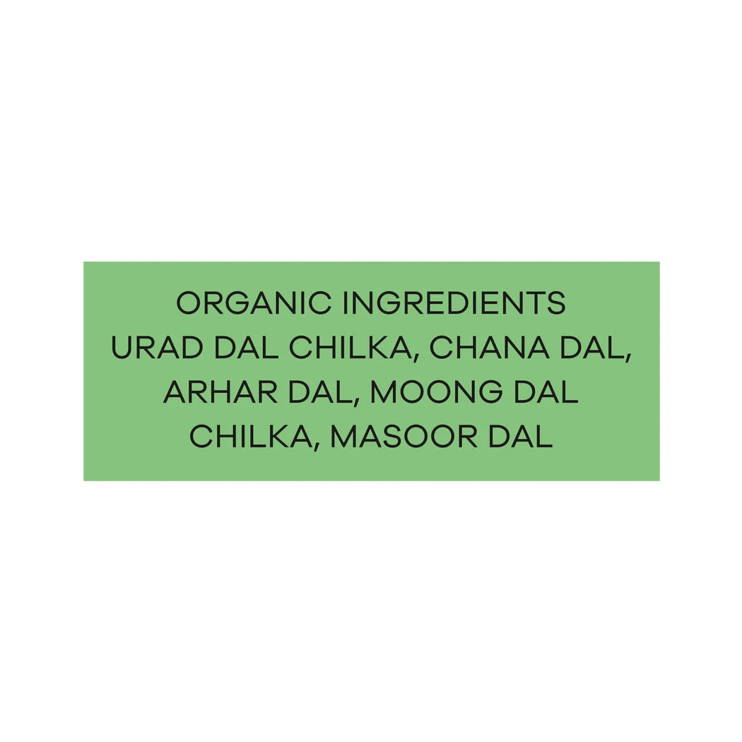 Dal | Organic Mix Dal  -100% Vegan, Unpolished, Gluten Free  - Non GMO, No Pesticides - Jivamrit – 500gm