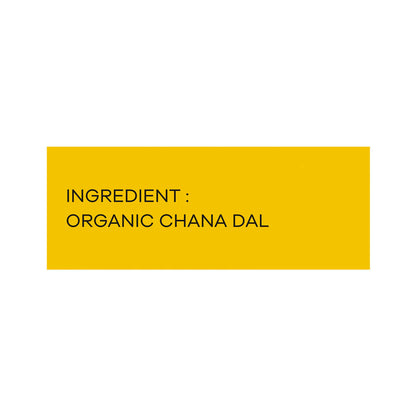Chana Dal | Organic Yellow Chana Dal  -100% Vegan, Unpolished, Gluten Free - No Pesticides - Jivamrit – 500gm