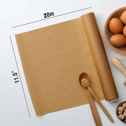 Bake &amp; Wrap Roll (Food Wrapping &amp; Baking) -Unbleached - Eco Friendly - Beco - 1 Roll (20 metre)