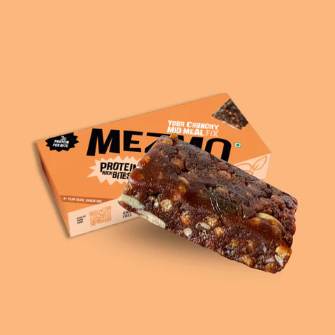 Protein Bar | Protein Rich Bite - Sweetened with Apple Juice &amp; Date Syrup - Mezmo - 15gm