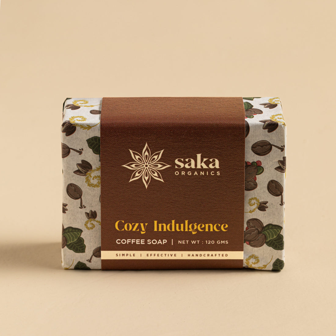 Soap | Cozy Indulgence (Coffee Soap) – Handcrafted – Saka Organics – 120gm
