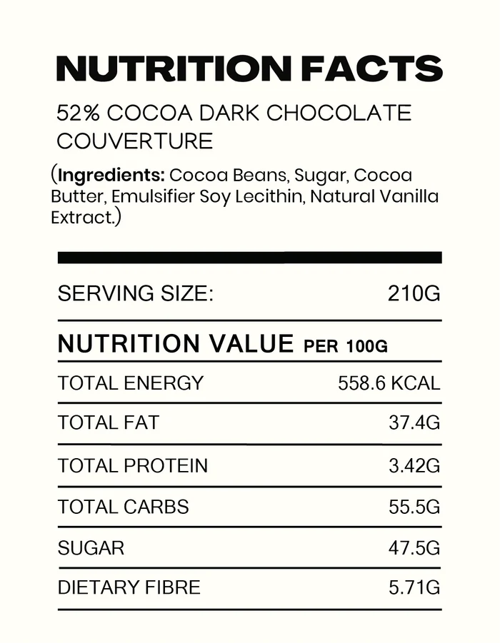 Chocolate | 52% Cocoa Dark Chocolate Mild - Made in Kerala from Single - Origin Cocoa  – Vegan -No Vegetable Oil, No Artificial Flavours- Cocoacraft – 210gm