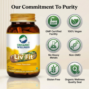 Health Supplements | Liv Fit (Liver Function) -Detox &amp; Repair Fatty Liver Formula ,Healthy Liver -No Artificial Additives- Organic Wellness - 90 Vegetarian Capsules