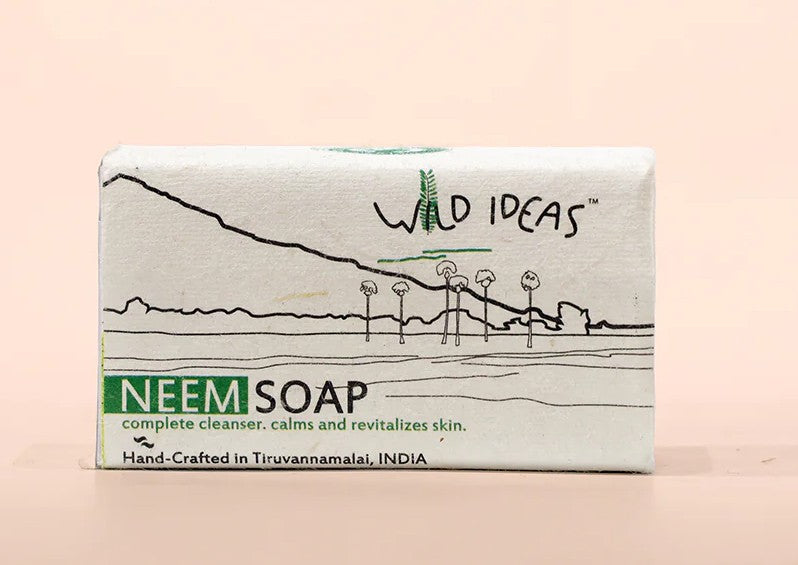 Soap | Neem Soap -Natural Hand Made Bath Soap – Wild Ideas – 100gm