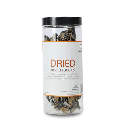 Dried Black Fungus | 100% Natural - Chemical Free &amp; No Added Preservatives - The Mushroom Hub - 100gm