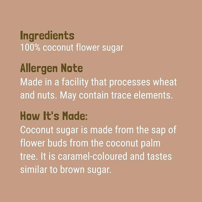Sugar | Coconut Sugar - Natural Sweetener - No Chemicals &amp; Additives - Slurrp Farm - 300gm