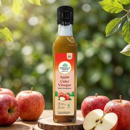 Raw Apple Cider Vinegar With Mother - Unfiltered - Organic India - 250ml