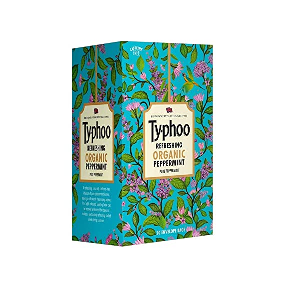 Typhoo Refreshing Organic Peppermint Tea with Pure Peppermint - Typhoo - 20Tea Bags