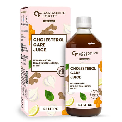 Cholesterol Care Juice – Ayurvedic Heart &amp; Lipid-No Added Sugar-Carbamide Forte-1000ml
