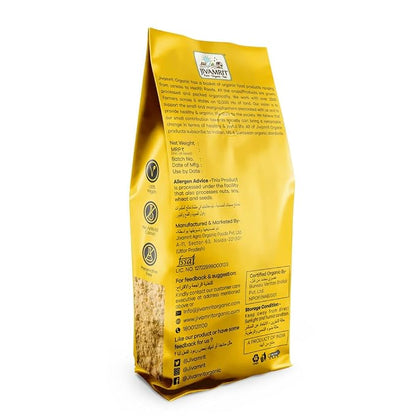 Chana Besan | Organic Besan-100% Certified Organic,Vegan -Organic Healthy Flour -Preservative free -Jivamrit - 500gm