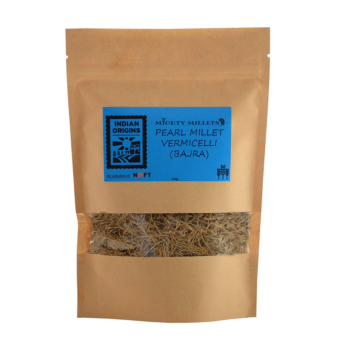 Pearl Millet Vermicelli | (Reduces Cholesterol &amp;amp; Aids Weight Loss) - No Maida - Indian Origins - 150gm