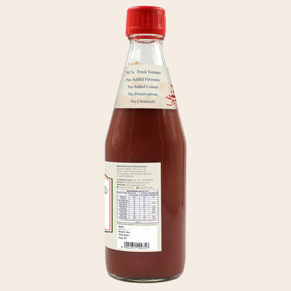 Tomato Ketchup | 70% Tomatoes – Natural – No Added Flavors, Colour, Chemicals &amp; No Added Preservatives – So Good – 480gm