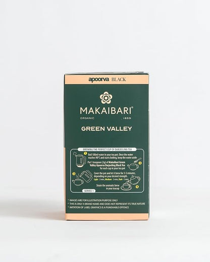 Tea | Black Tea (Loose Leaf) - Darjeeling - Organic-No preservatives - Makaibari - 250gm