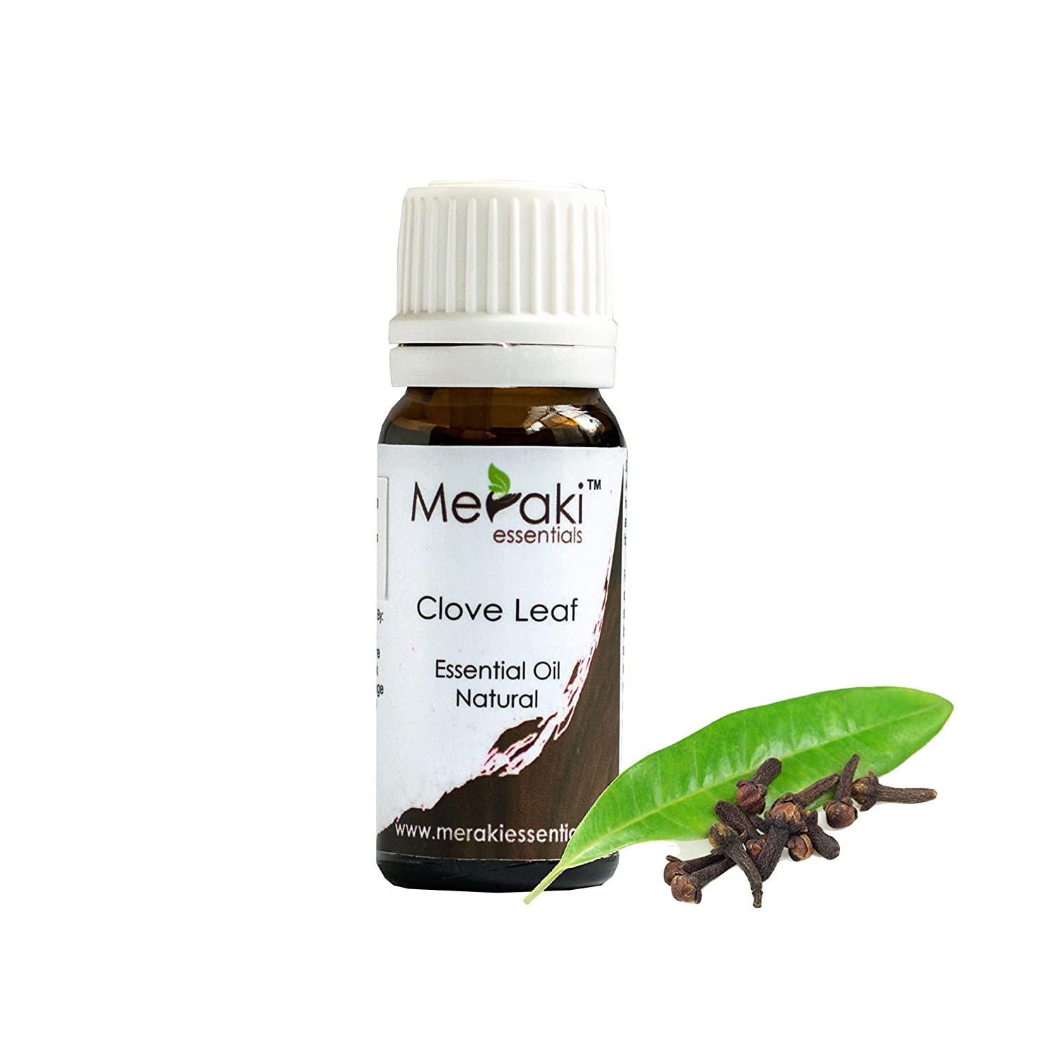 Natural Clove Leaf Essential Oil -Natural - Indian - Meraki Essentials - 10ml