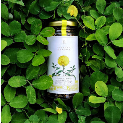 Tea | Lemon Grass &amp; Marigold Tea – The Earth Reserve – 50gm
