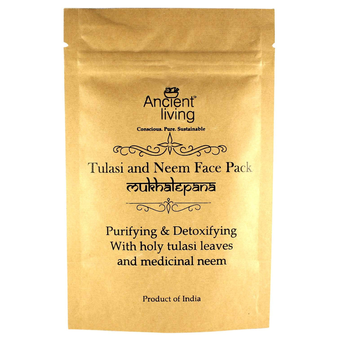 Tulsi &amp; Neem Face Pack - Ancient Living - 40gm