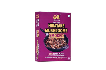 Mushrooms | Smoked Hiratake Mushrooms -Ready To Eat-100% Plant Based, Gluten Free-Soy Free-No Preservatives- OG Mushrooms – 120gm