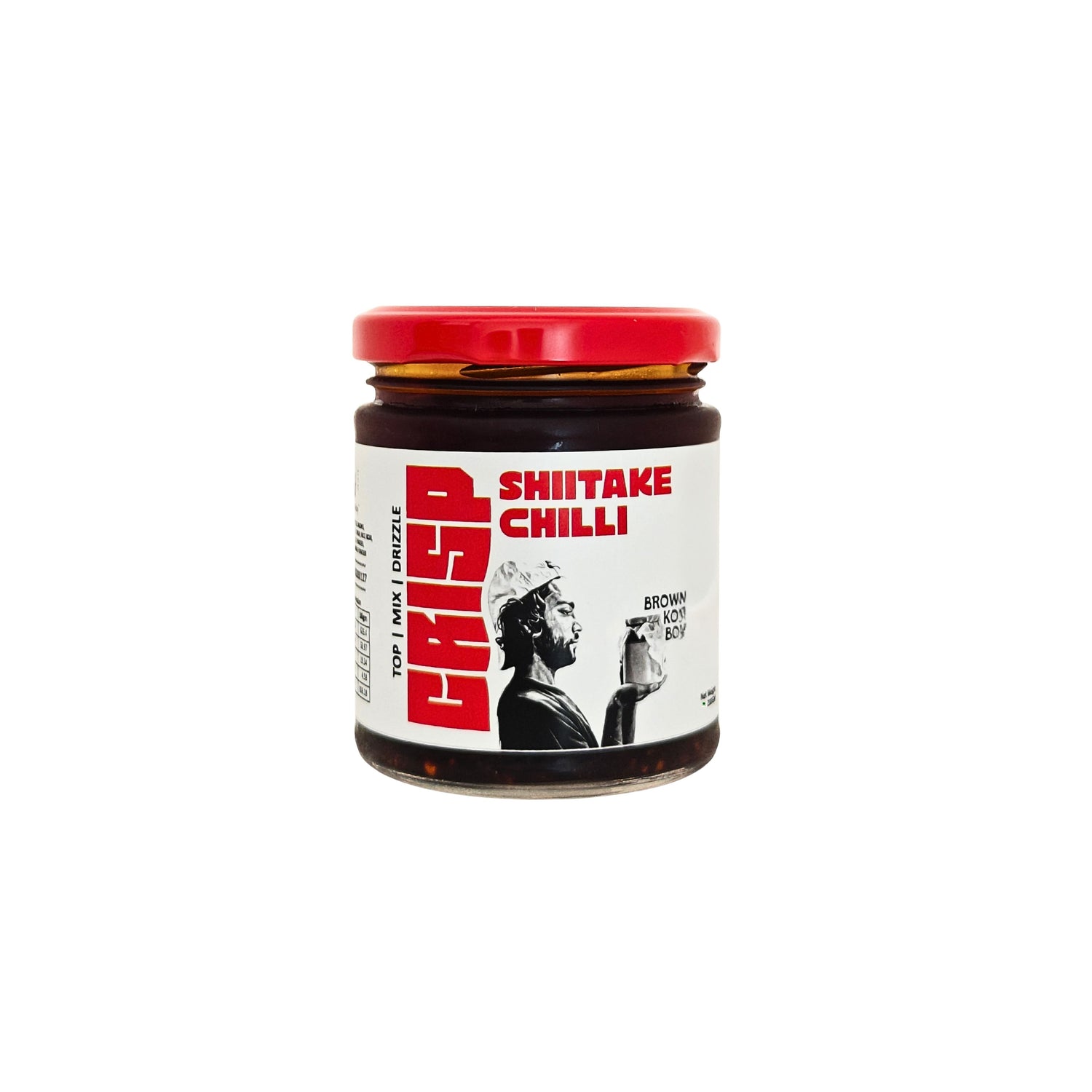 Chilli  | Shiitake Chilli (Crisp)  - Earthy, Savory, Crispy Heat - Brown Koji Boy - 200gm