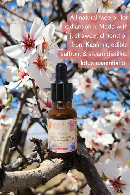Oil | Almond Saffron Face Radiance Oil (Rose) - Normal To Oily Skin - The Nature Mill – 15ml