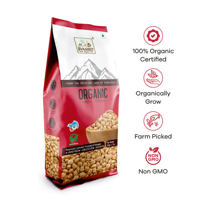 Kabuli Chana | Organic Kabuli Chana (Chickpea)  - No Pesticides - Jivamrit – 500gm