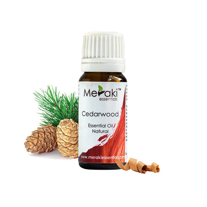 Cedarwood Natural Oil - Natural - Indian - Meraki Essential - 10ml