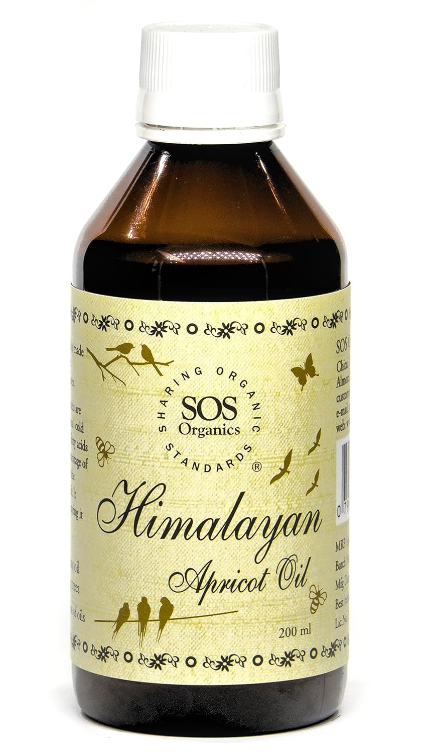 Himalayan Apricot Oil – SOS Organics – 100ml