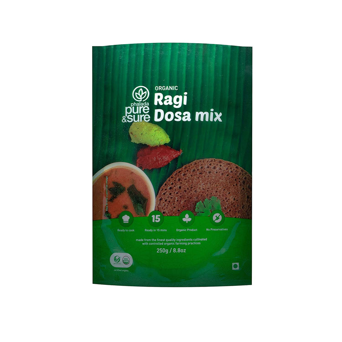 Ragi Dosa Mix - Pure and Sure - 250gm
