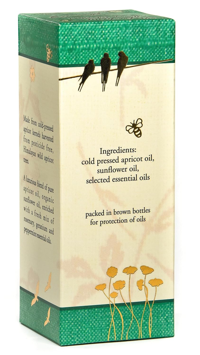 Refreshing Massage Oil Blend-Made from Cold Pressed Apricot Kernels-Pesticide Free – SOS Organics – 200ml