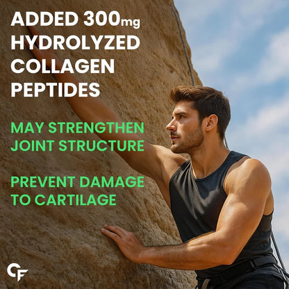 Joint Support Glucosamine Chondroitin MSM 3900 mg Supports Joint, Cartilage &amp; Muscle Health - Carbamide Forte- 90 Tablets