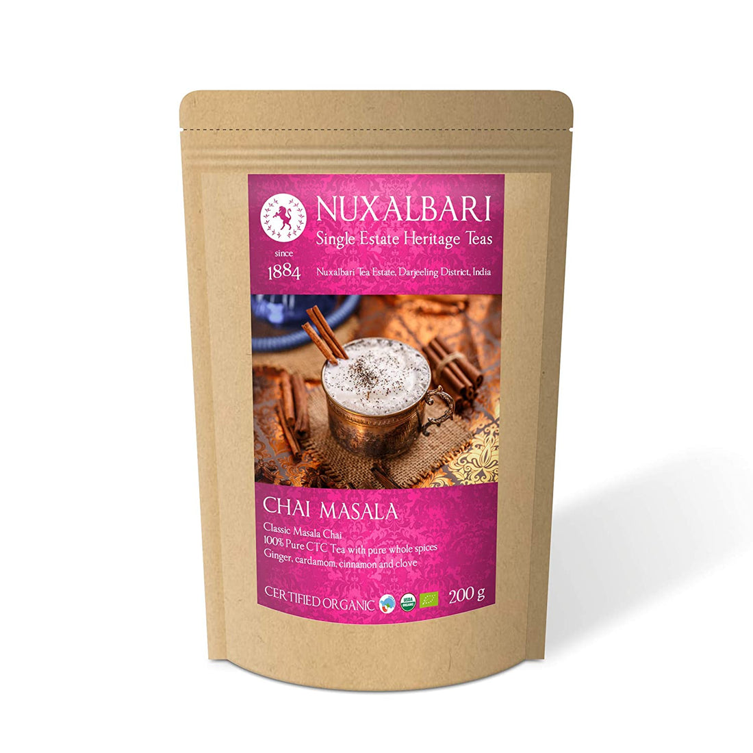 Tea | Chai Masala - USDA Organic - Nuxalbari - 200gm