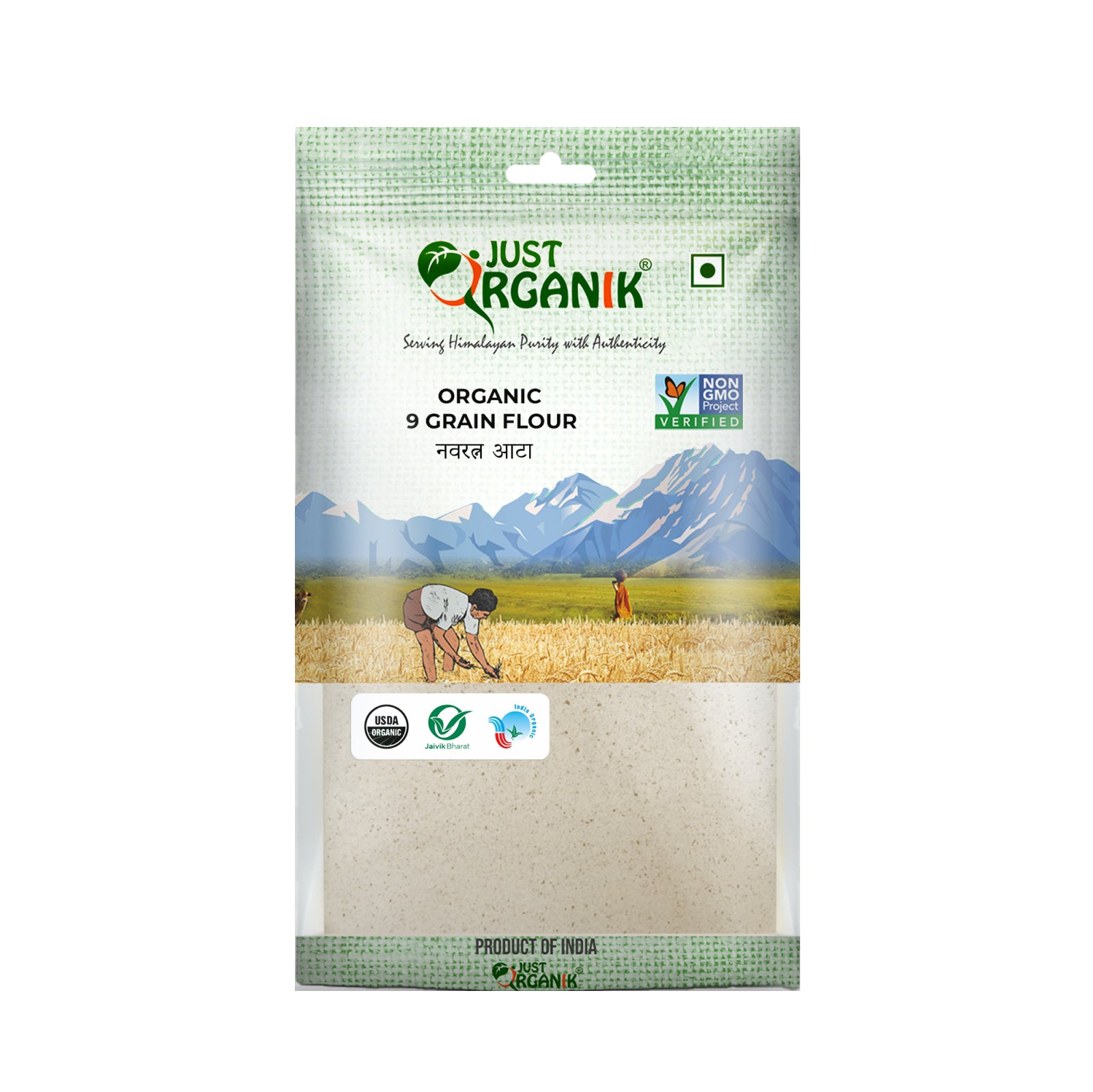 9 Grains Flour - Just Organik - 1000gm