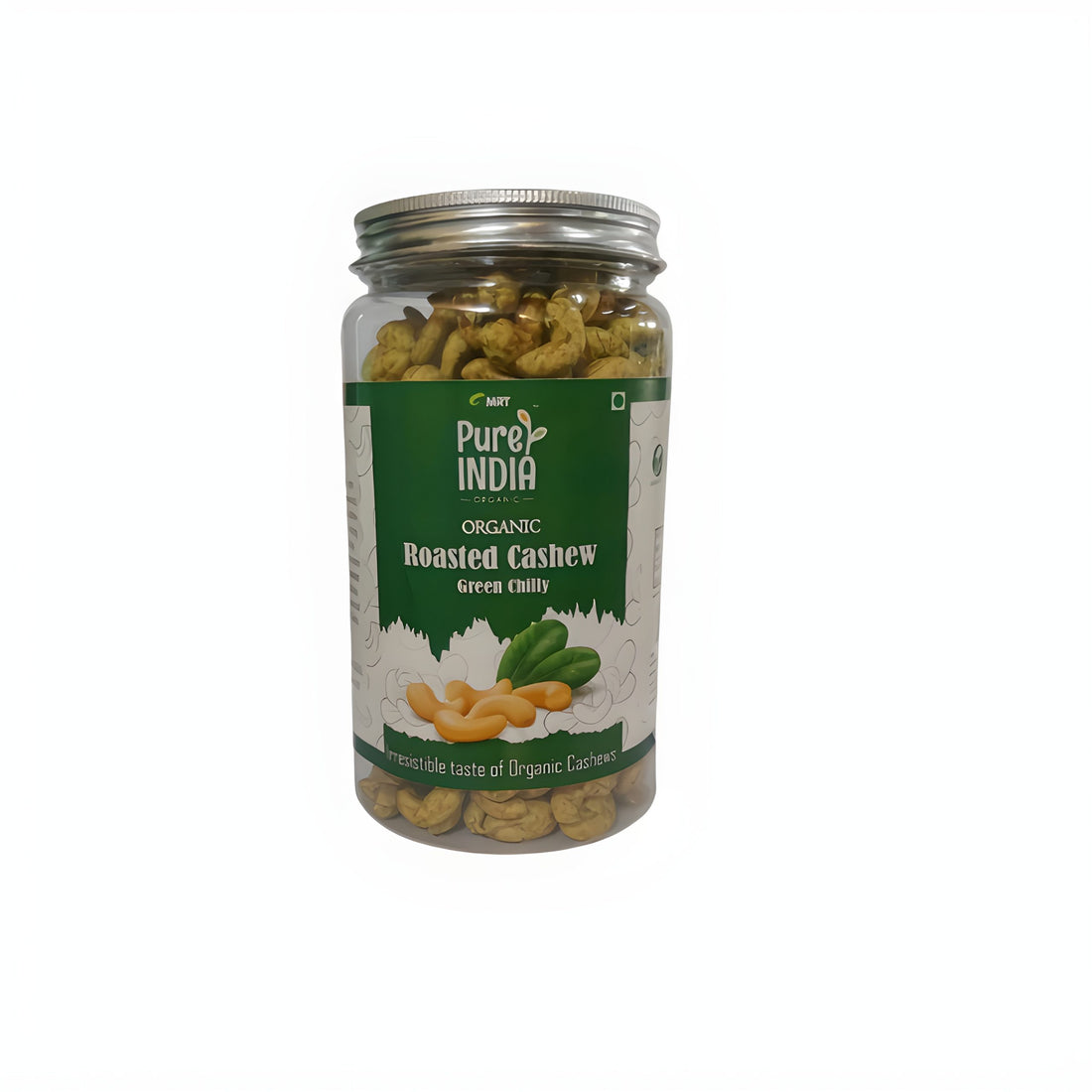 Cashew | Green Chilly (Roasted) – USDA Organic – Mrt Organics – 500gm