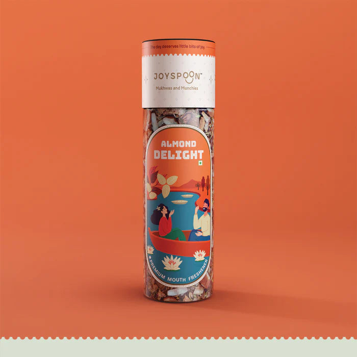 Mouth Freshener | Premium (Almond Delight) - No Supari, No Preservatives &amp;amp; No Artificial Flavour - Joyspoon - 100gm