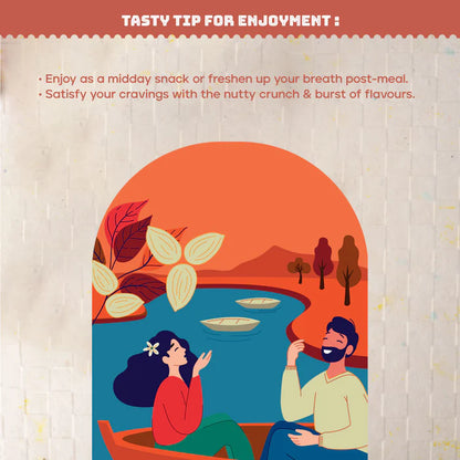 Mouth Freshener | Premium (Almond Delight) - No Supari, No Preservatives &amp;amp; No Artificial Flavour - Joyspoon - 100gm