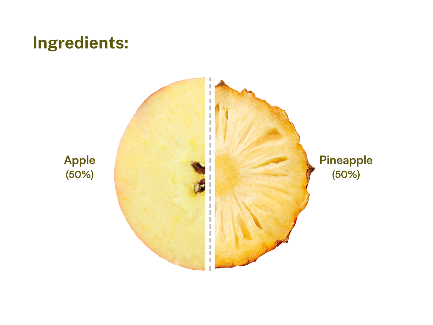 Fruit Bar | Pineapple Apple Fruit Bar - Vegan, Gluten Free &amp; High Fiber - Pure Project - 25gm