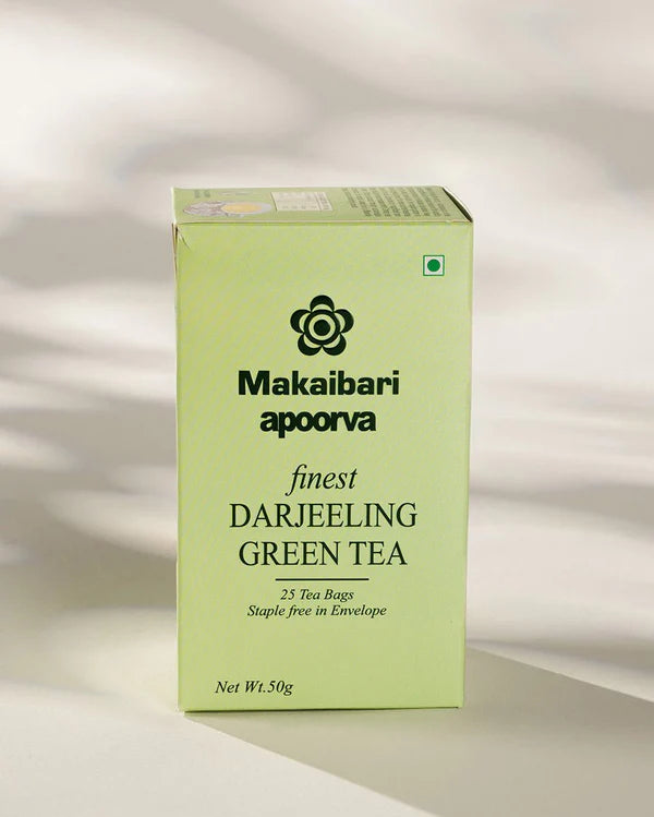 Tea | Apoorva - Green Tea - Darjeeling - Organic - Makaibari - 25Tea Bag 50gm