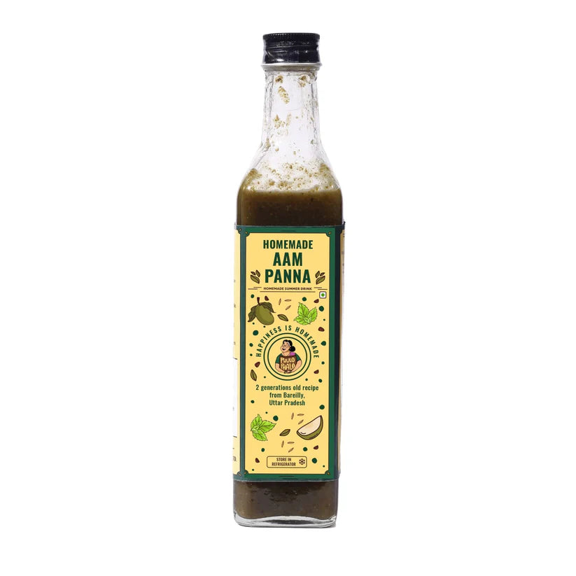 Aam Panna | Concentrate - Bareilly, Uttar Pradesh - Homemade Summer Drink - No Added Preservatives - Phulo Phalo - 500ml