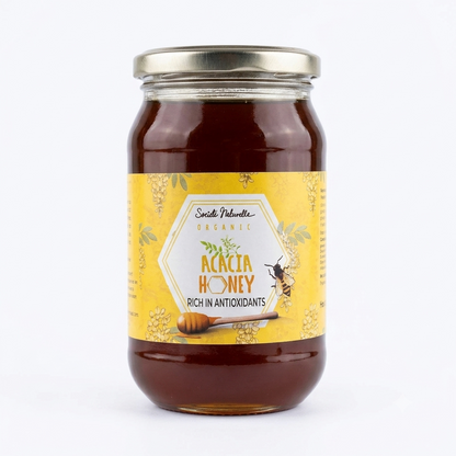 Honey | Acacia Honey - Rich in Antioxidants - 100% Pure Honey, No sugar Adulteration, Natural Immunity booster-No Added Preservatives -Societe Naturelle- 500gm