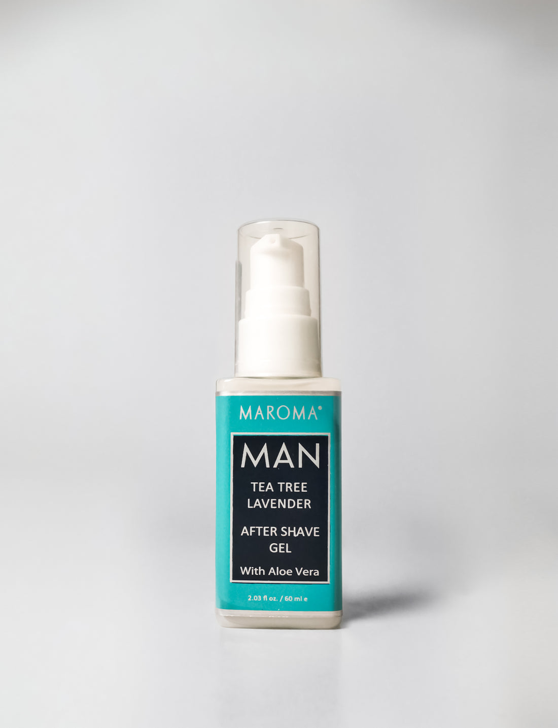 Shave Gel |  After Shave Gel (With Aloe Vera) - For Man - Vegan, Cruelty Free, Palm Oil Free, No Parabens &amp; No Synthetic Fragrances - Maroma - 60ml