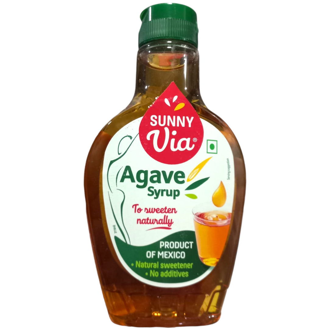 Agave Syrup | Natural Sweetener – Mexico – No Additives & No Added Preservatives – Sunny Via – 350gm