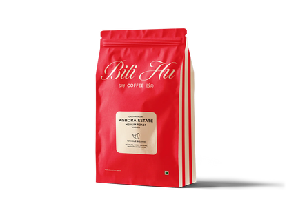 Coffee | Aghora Estate Medium Roast Electric Drip Filter Coffee – Single Estate – Organic – Indian - Bili Hu - 200gm