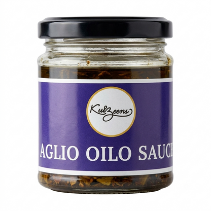 Sauce | Aglio Olio Sauce- Gluten Free - Sugar Free, Chemical free, No Added Sugar - Kuizeens - 150gm