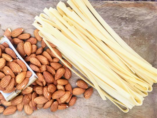 Pasta | Almond Flour Fettuccine Pasta - Gluten Free - Donna Pastaia - 160gm