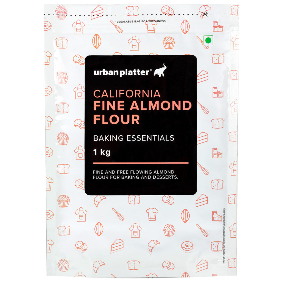 Almond Flour | Fine – California – Baking Essential – Keto Friendly – Urban Platter – 1000gm