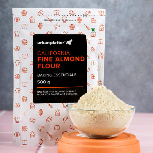 Almond Flour | Fine - California - Baking Essential - Keto Friendly - Urban Platter - 500gm