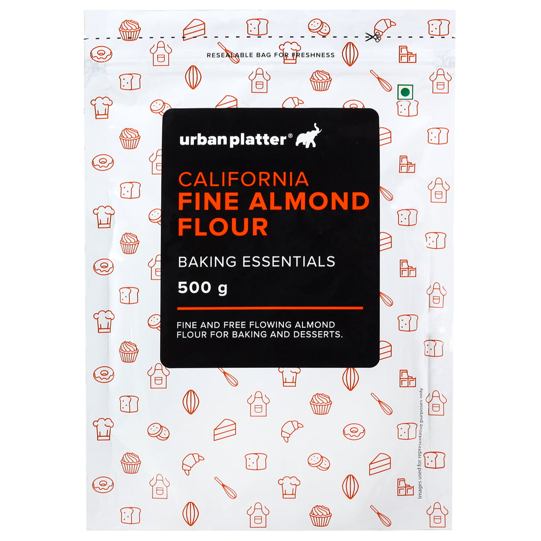 Almond Flour | Fine - California - Baking Essential - Keto Friendly - Urban Platter - 500gm