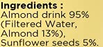 Almond Milk | Unsweetened – Vegan, Gluten Free, Dairy Free, Soy Free &amp; Carrageenan Free – 137 Degrees – (Box Of 12) – 1000ml