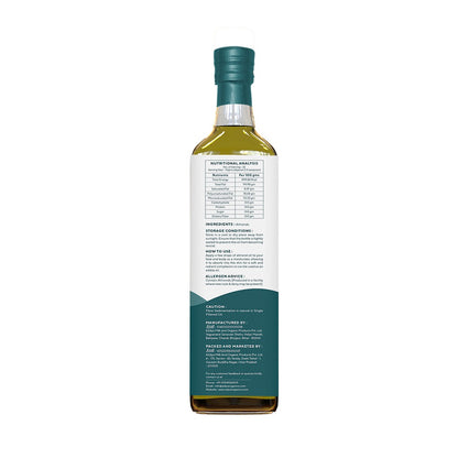 Almond Oil | Cold Pressed - Edible - High In Antioxidants, Rich in Vitamin E, Magnesium, Phosphorus &amp;amp; Copper - Adya Organics - 250ml