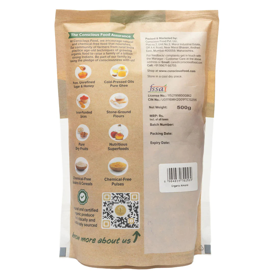Almonds | Conscious Food - 250gm