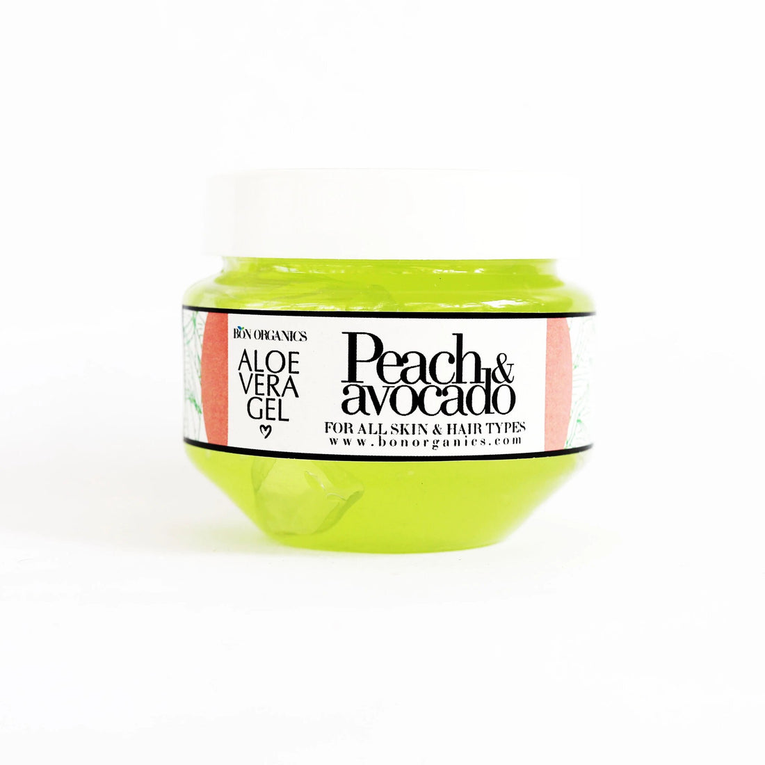 Aloe Gel With Peach & Avocado – Bon Organics – 200gm